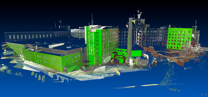 the software used to process and manage the point cloud