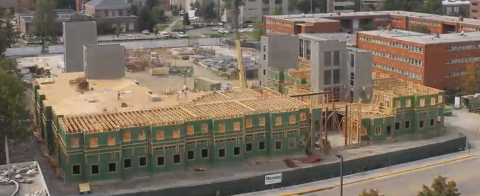 Time-Lapse of the University of Kentucky Haggin Honors Dorm Construction