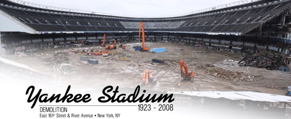 Time-Lapse of Yankee Stadium Demolition 