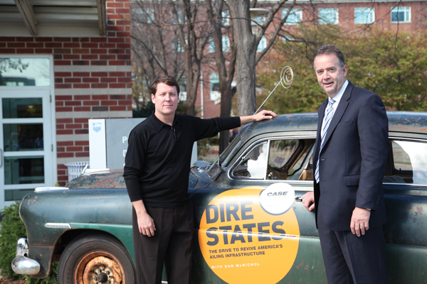 Dan McNichol and Pennsylvania Secretary of Transportation Barry Schoch