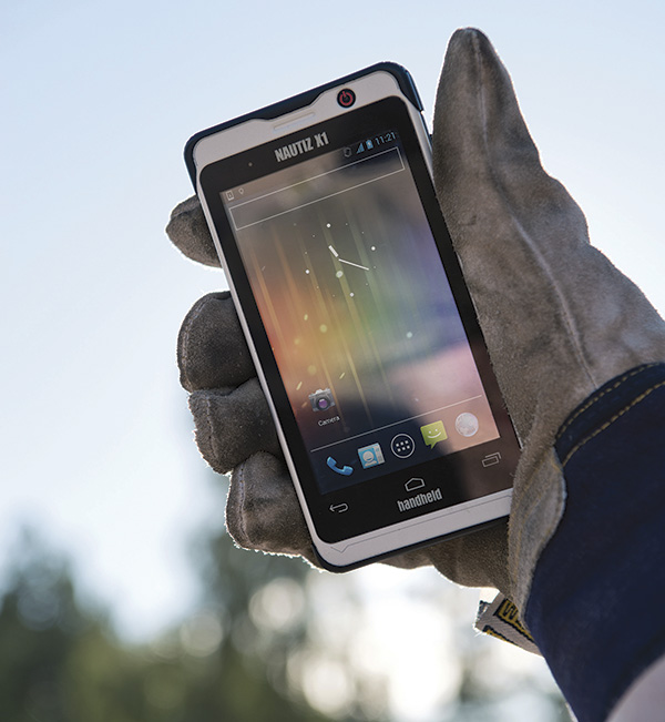 The Nautiz X1 rugged smartphone by Handheld