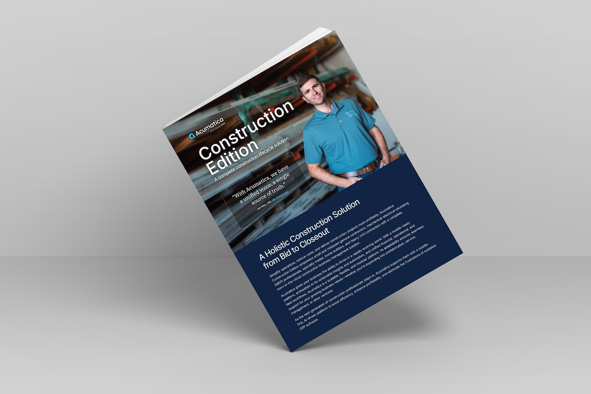 Acumatica Construction Edition: A Complete ERP Solution to Meet All of Your Needs