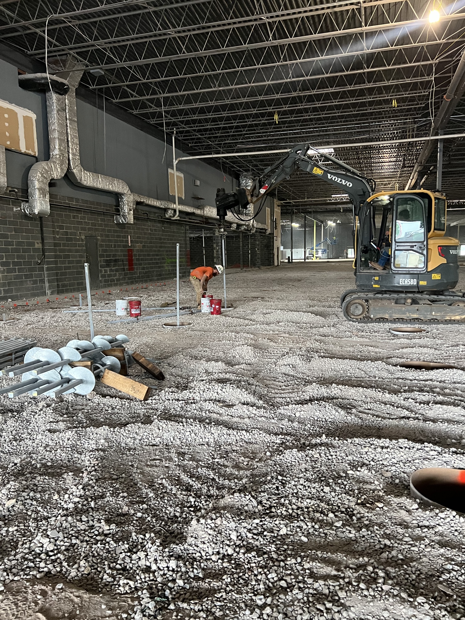 Micro-piles at Secaucus warehouse