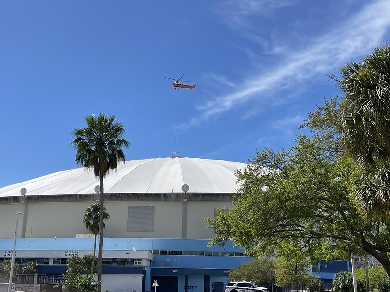GMF Steel Group's Tropicana Field Cupola renovation