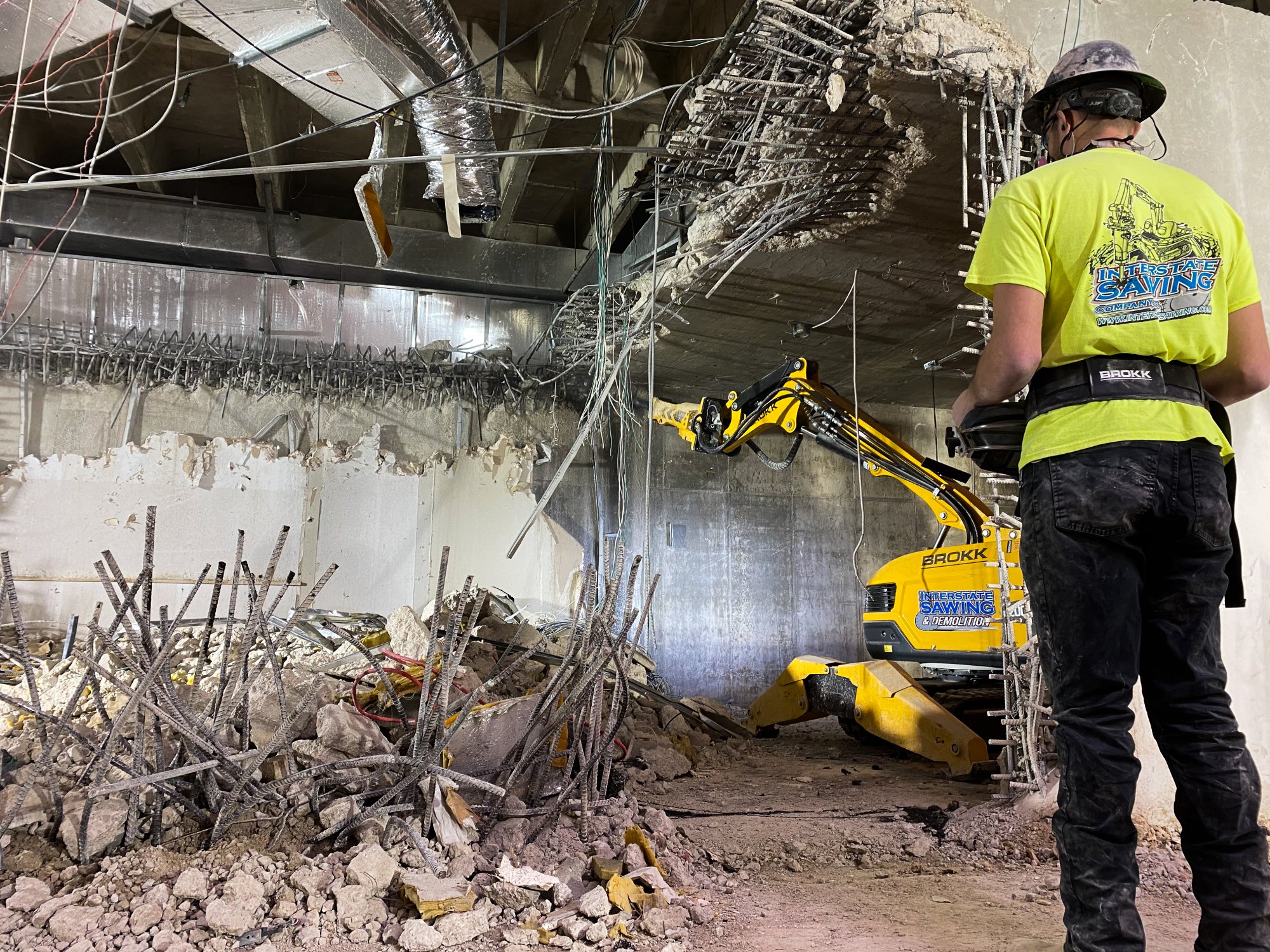 Brokk demolition equipment