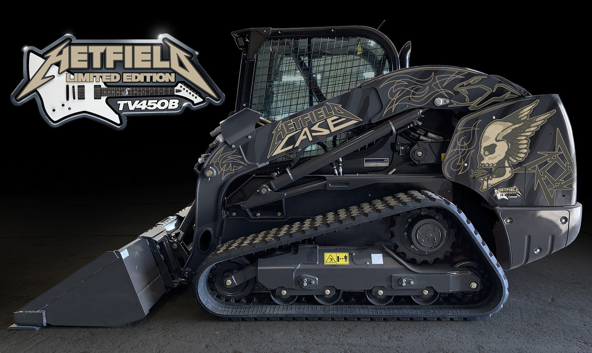 CASE Hetfield Limited Edition TV450B compact track loader