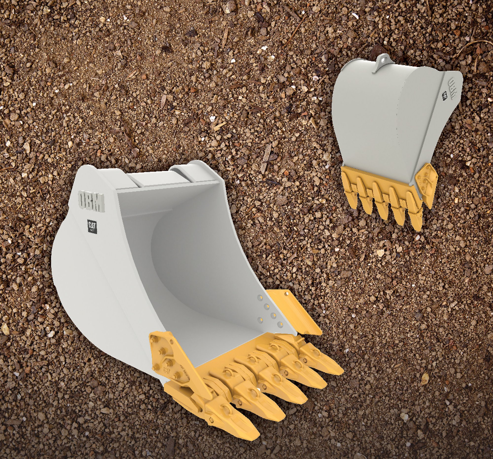Caterpillar buckets to illustrate its Cat Fleet Bucket Program