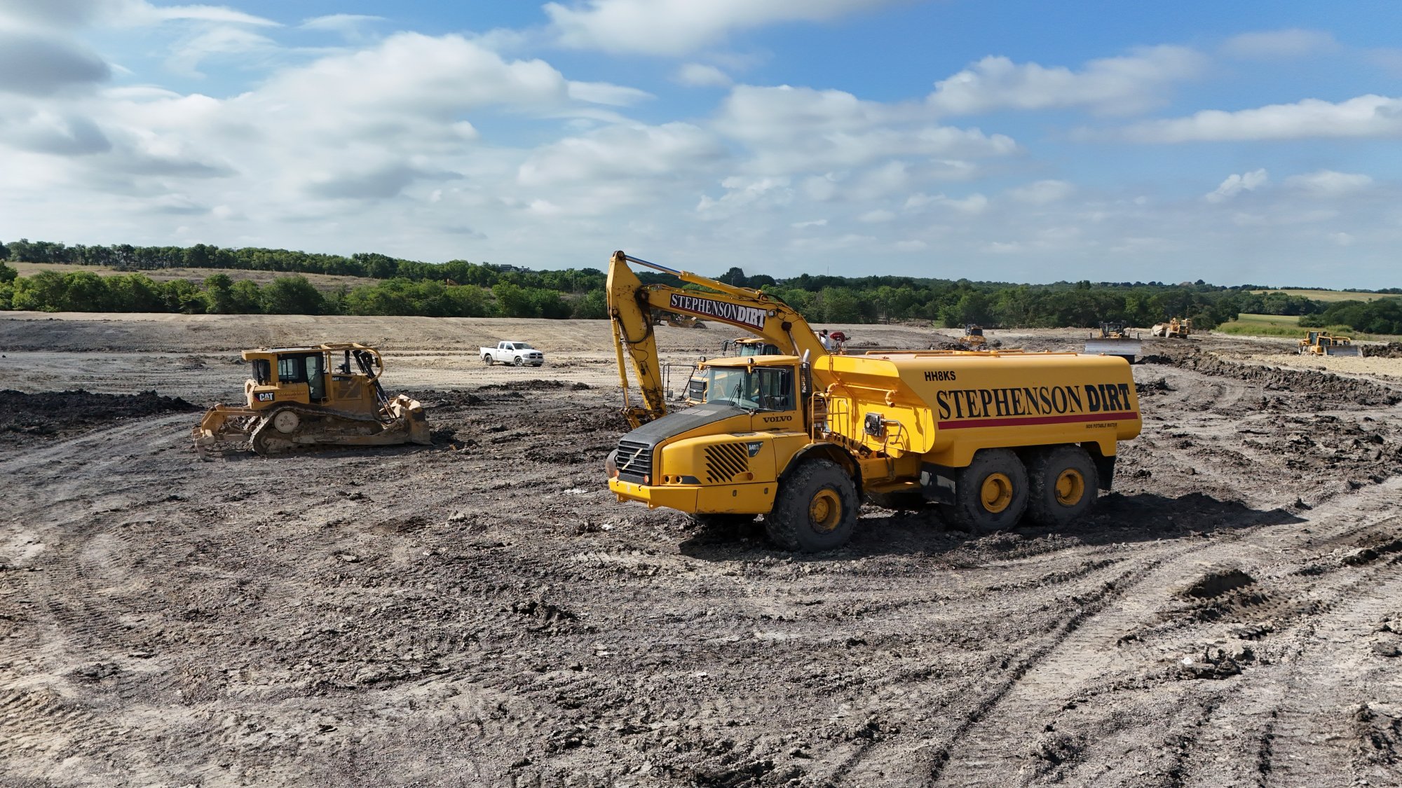 Stephenson Dirt Contracting equipment
