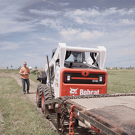 Bobcat compact track loader remote operation