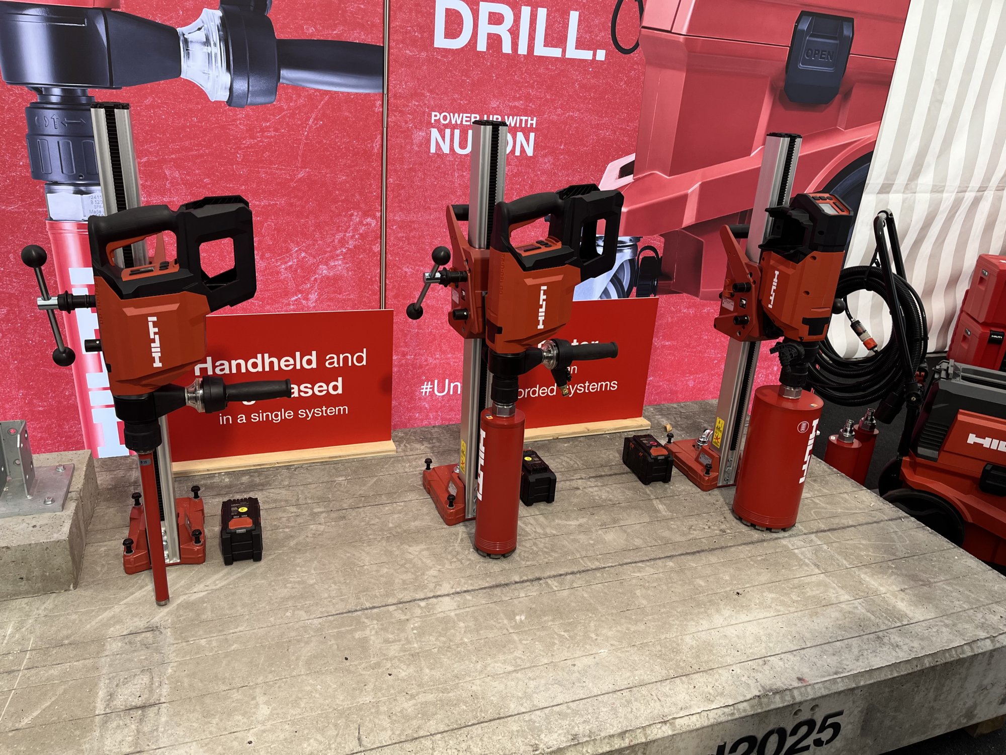Hilti cordless core drills