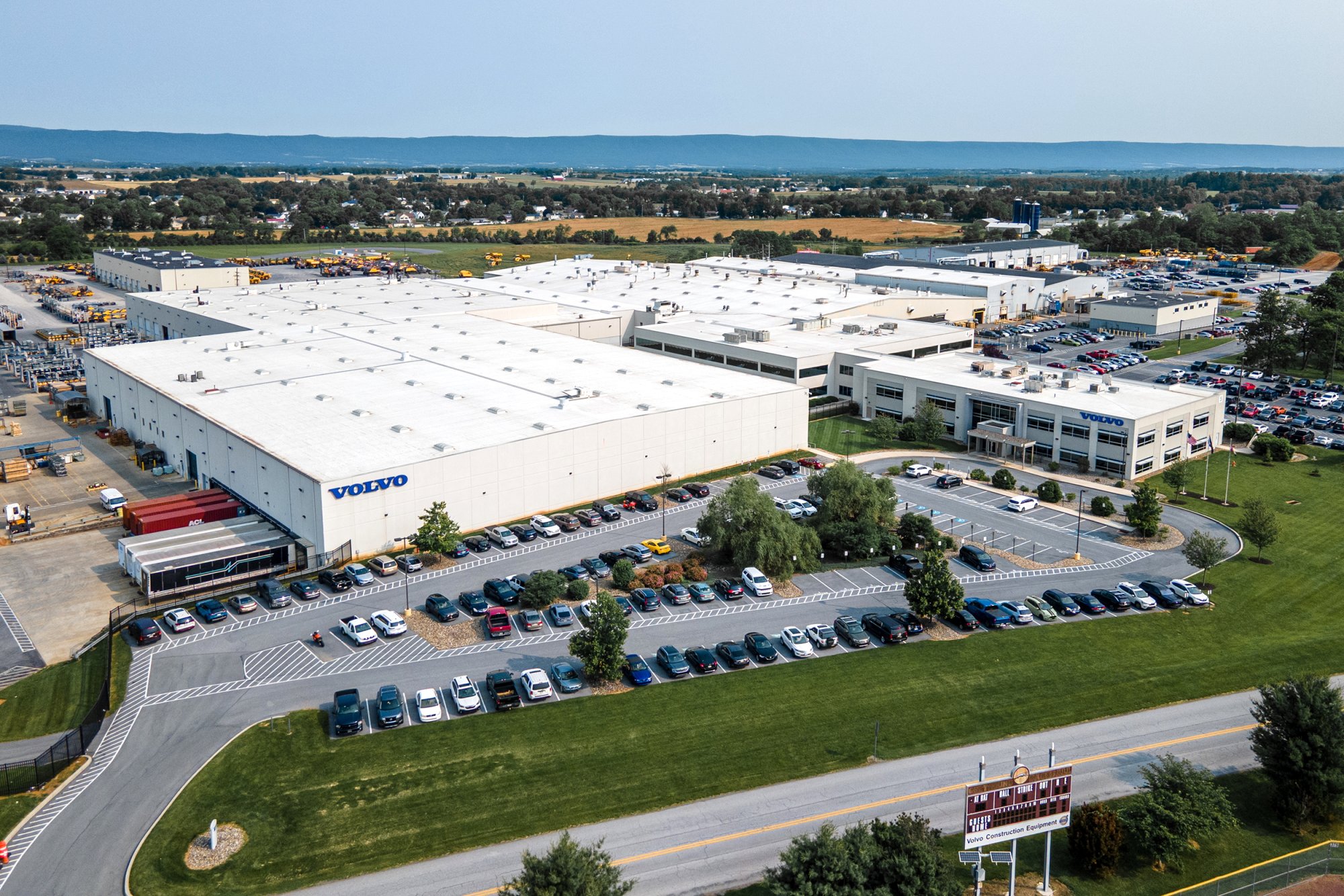 Volvo Construction Equipment's Shippensburg, Pennsylvania, campus