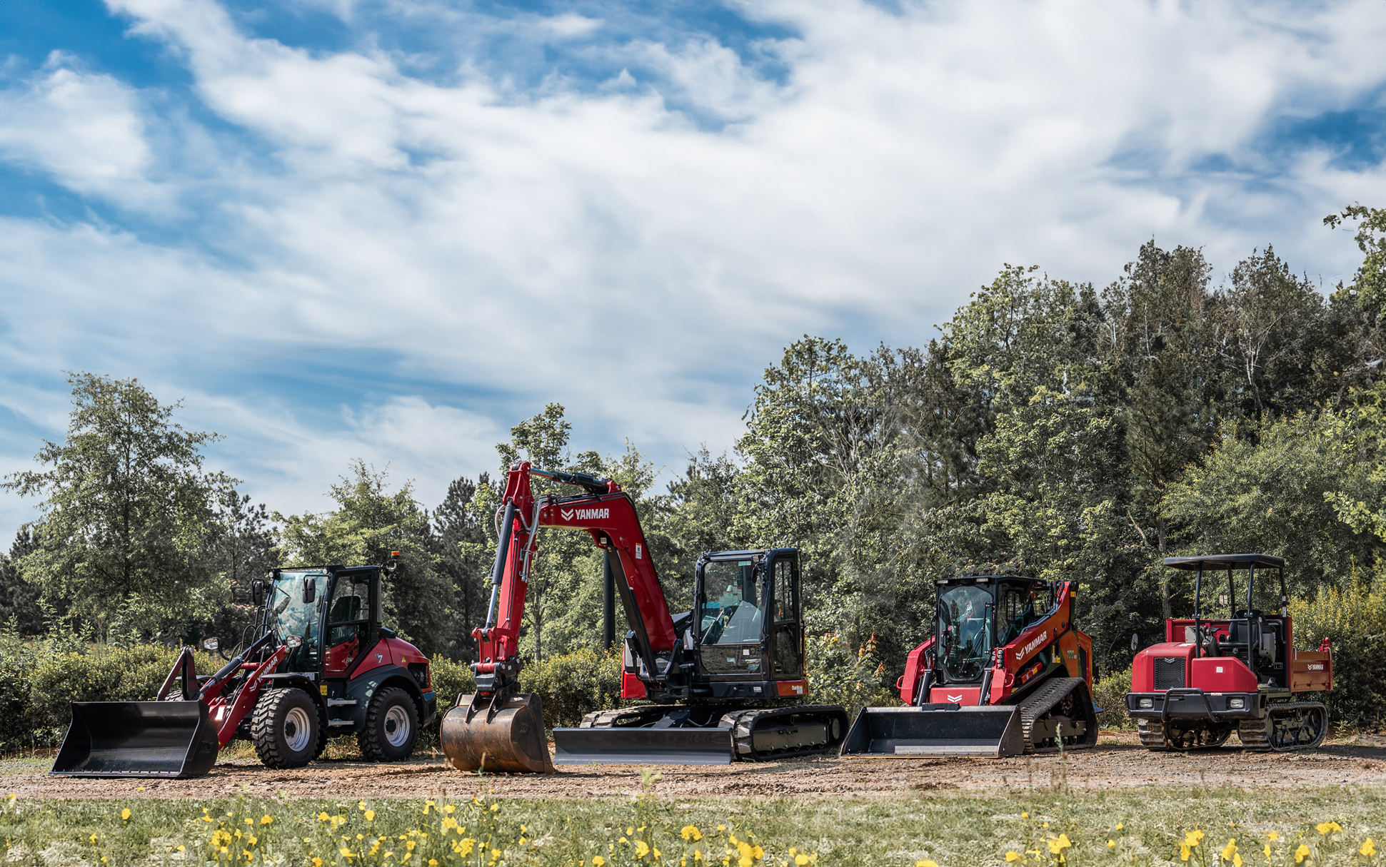 Yanmar Construction Equipment full line of compact equipment