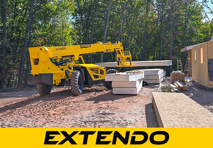 Defined by efficiency and rugged dependability, Pettibone Extendo telehandlers offer superior engineering to maximize productivity and improve safety. Formed boom plates provide greater strength with less weight, and boom deflection is minimized for better accuracy and control.