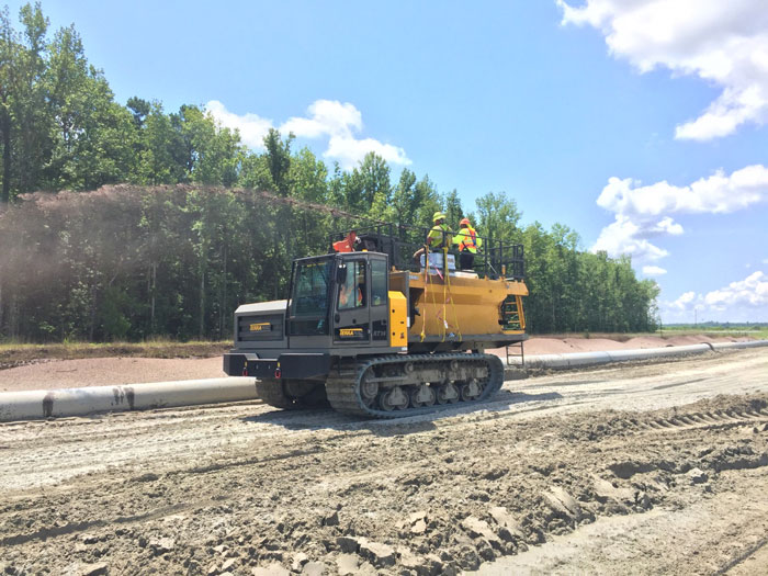 Concrete Chutes, Rubber Tracked Crawler Carriers