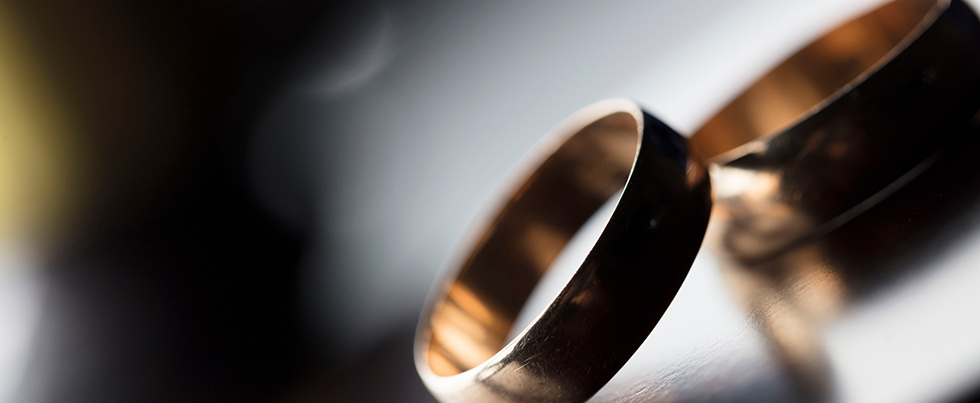 Two wedding rings