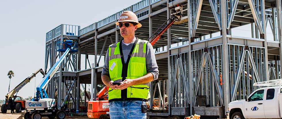 contractor on jobsite