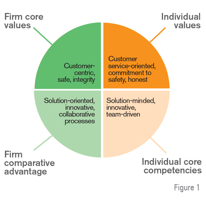 Figure 1: Values and Competencies