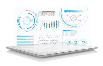 Diagram projection on digital tablet