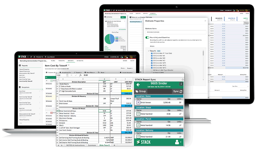 Estimate in STACK