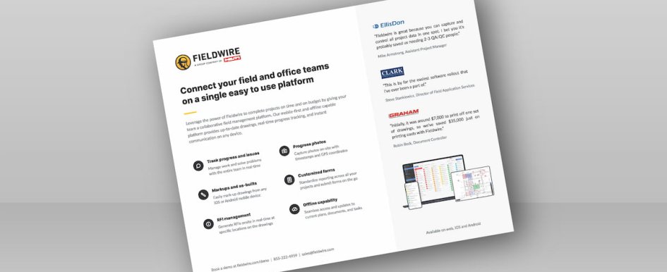 Jobsite Management Software for the Field