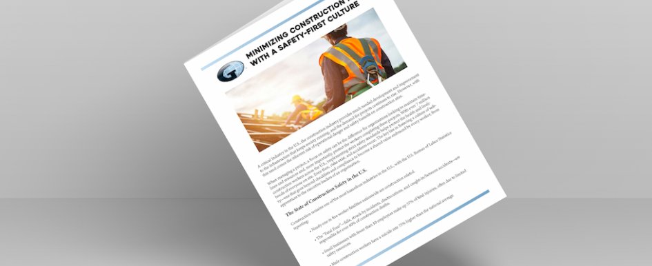 Minimizing Construction Risk with a Safety-First Culture 