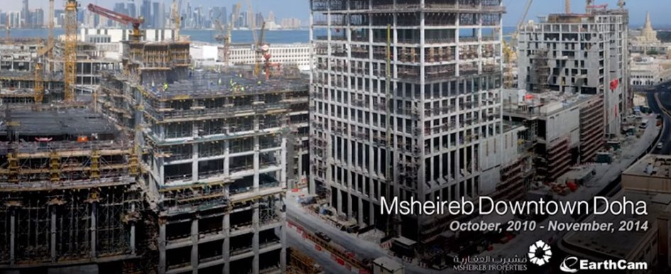 TIme-Lapse of The Heart of Doha Construction