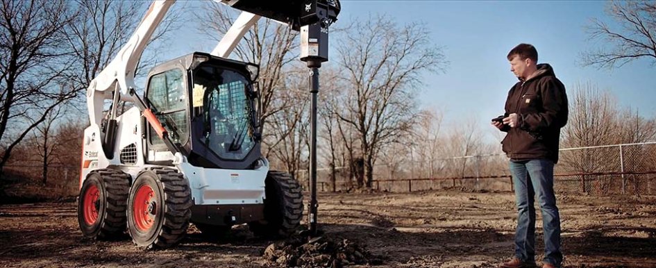 Bobcat compact track loader remote operation