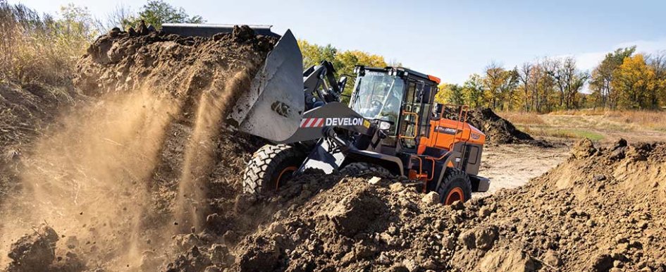 Wheel loader/Photo courtesy of Develon