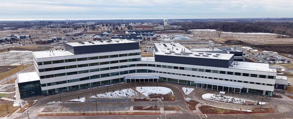 Commercial building exterior
