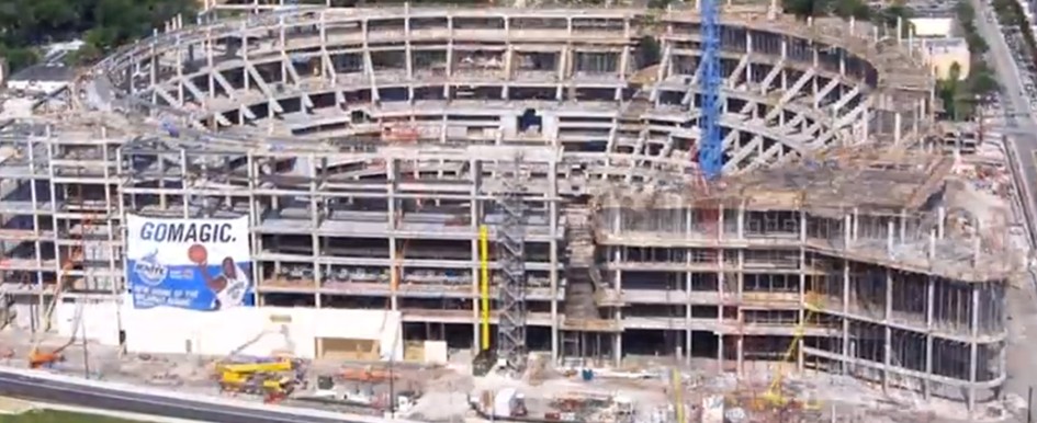 Time-Lapse of the Orlando Magic Amway Center Construction