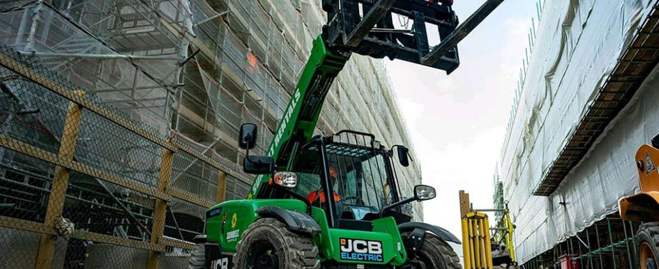 JCB equipment in use