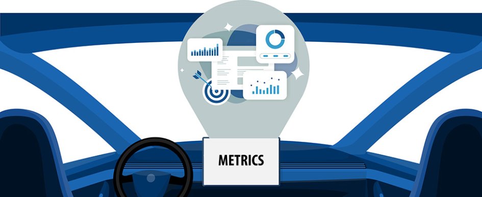 Illustration of metrics on dashboard