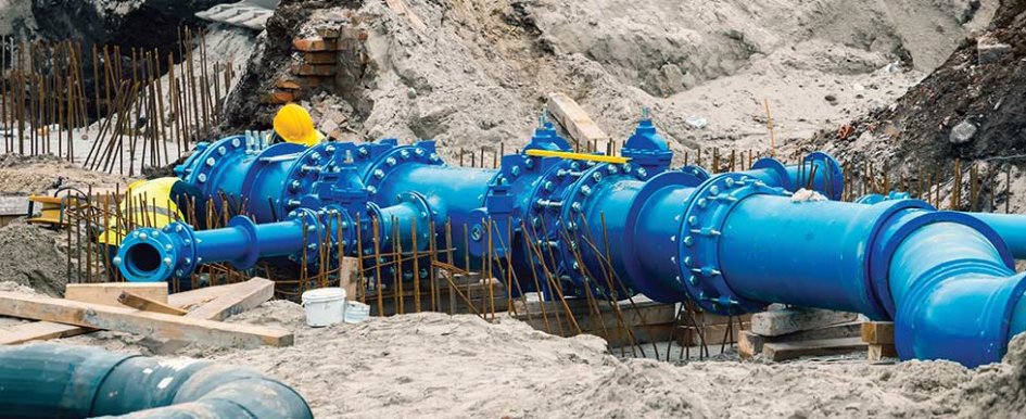 Water pipe on a jobsite /Adobe Stock