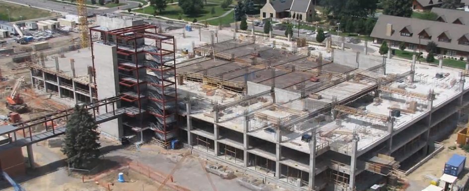 Time-Lapse of the University of Colorado Hospital Construction 