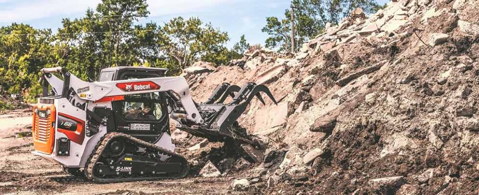 A piece of heavy machinery on a worksite