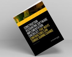 Foundation Construction Accounting Software Implementation Checklist White Paper