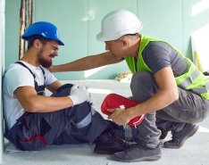 injured construction worker
