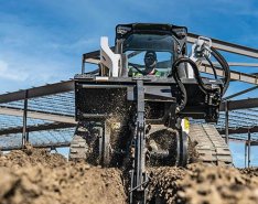 Bobcat compact equipment with attachments