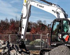 Bobcat excavator