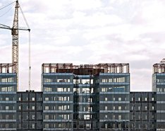 cranes and high-rises to demonstrate building opportunities