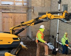 Brokk demolition equipment
