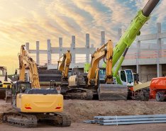 construction equipment on jobsite