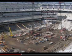 Time-Lapse of the MetLife Stadium Construction 