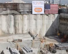 Time-Lapse of the Port of Miami Access Tunnel TBM Breakthrough