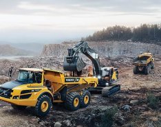 Volvo CE equipment as a service machine
