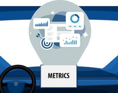 Illustration of metrics on dashboard