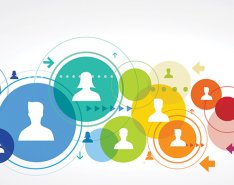 Illustration of silhouettes in circles/Adobe Stock 