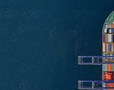 Image of cargo ship/Adobe Stock to demonstrate supply chain issues in 2025