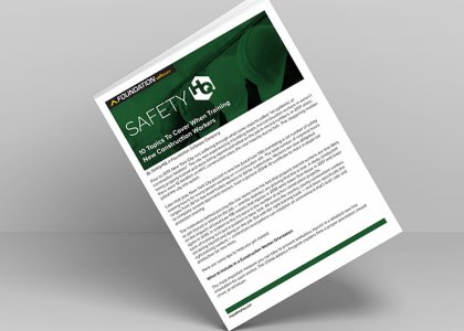 10 Safety Topics for New Construction Workers white paper