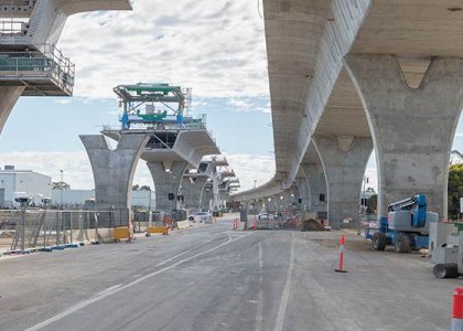 Road project under construction